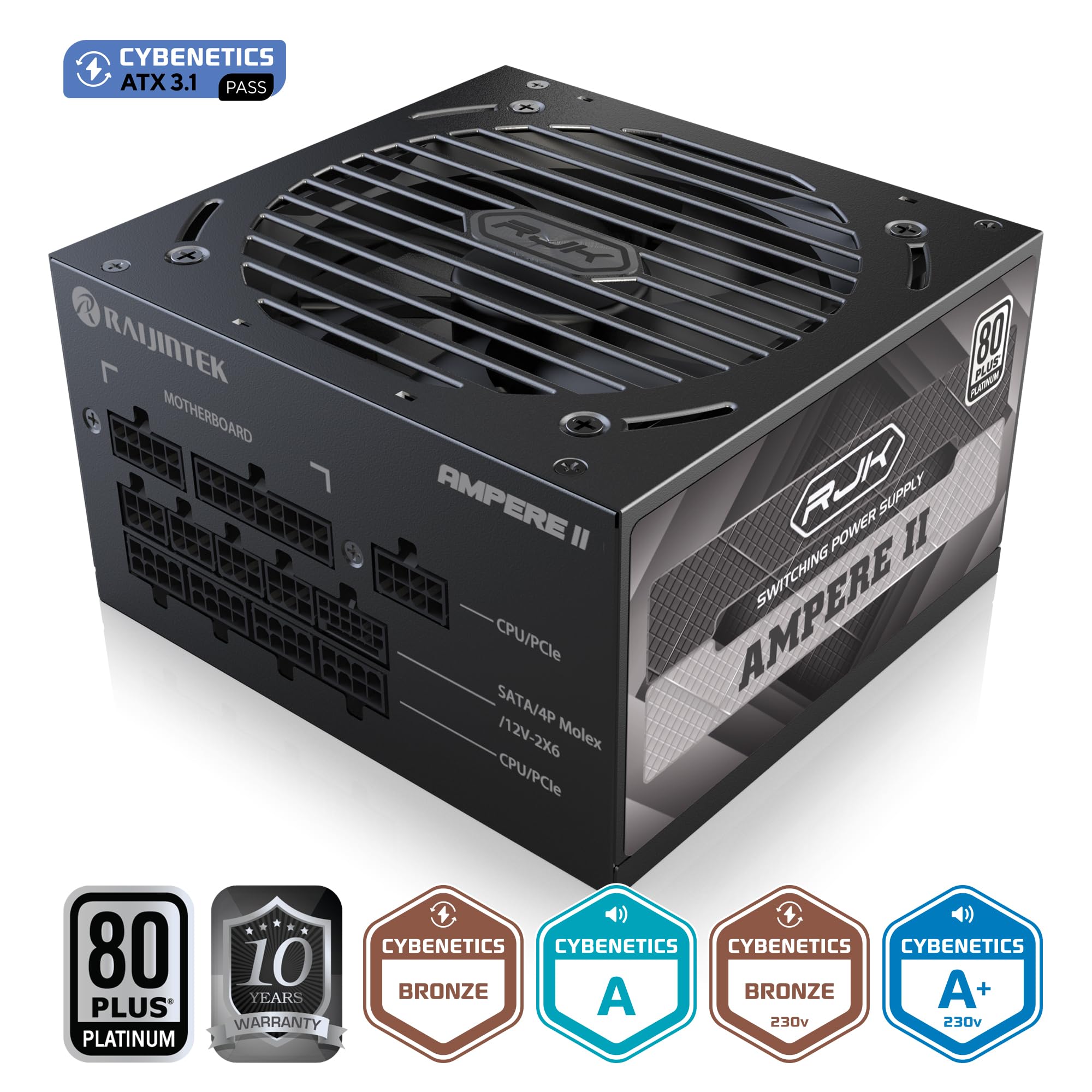 Amazon | RAIJINTEK AMPERE II 1200W 電源ユニット 80PLUS Platinum